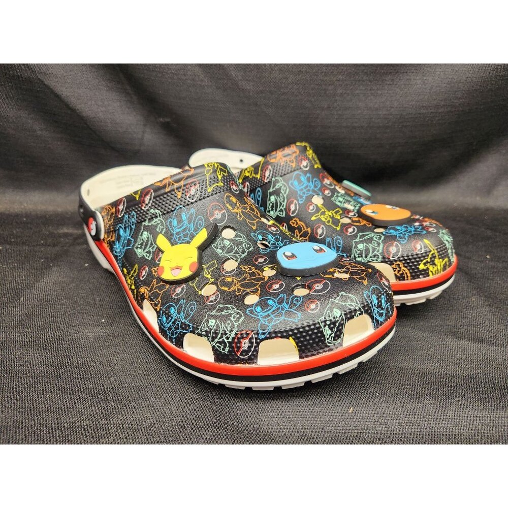Crocs Men's Pokemon Print Classic Clog 211343-90H Size 13 NEW WITH TAGS! - Picture 9 of 9